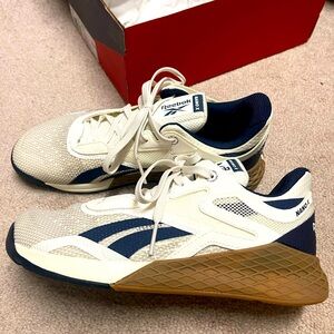 Men’s Reebok Nano X navy/white/gum CrossFit/training shoes